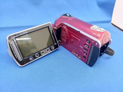 JVC Victor Everio GZ-HM570-B Red HD Memory Movie Camcorder English
