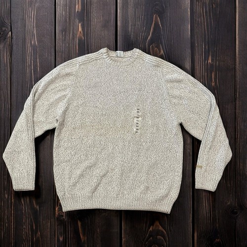 Neu mit Etikett Vintage Columbia Pullover Herren XXL Haferflocken schwerer Pullover Selleck Canyon Crew