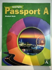 Voyager Passport Level A Student Book Part A /2008 Made In USA NEW OS