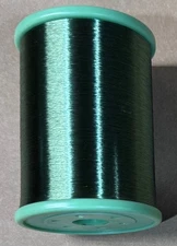 46 AWG HMB SELF BOND POLYURETHANE LOTAN 150 FIX 105, (GREEN) COPPER MAGNET WIRE