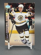 2007-08 Upper Deck Young Guns Exclusives Milan Lucic /100 Rookie Card BRUINS. rookie card picture
