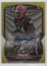 2022 Bowman U Chrome Prospect Yellow Refractor 42/75 Arik Gilbert #54 Auto 1n8m