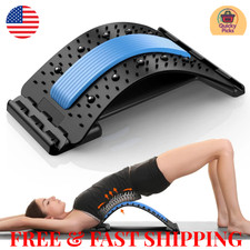 Back Stretcher for Lower Back Pain Relief, Back Cracking Device, Multi-Level
