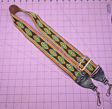 Vtg Prinz Wide Woven Camera Neck Strap Boho H...