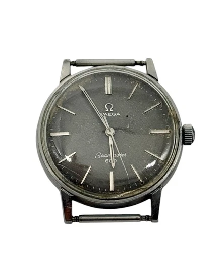 Omega Seamaster 600 34mm Vintage Manual Grey Dial Watch Head As Is LW-432