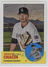 2012 Topps Heritage Jhoulys Chacin #498 0t2