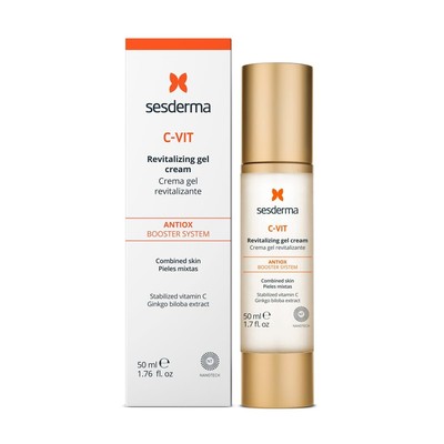 Sesderma C-VIT Revitalizing Gel Cream, Powerful Antioxidant Gel Cream Infused...