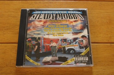 Steady Mobbin CD Pre-Meditated Drama 1997 Rap Hip Hop G-Funk No Limit Explicit