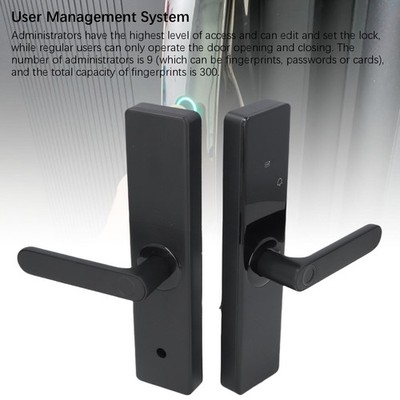Wifi Door Handle Smart Lock Biometric Fingerprint Recognition Support For TU HOT
