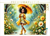 Calvendo Puzzle Dance In The Spring Rain | 1000 Pieces, Finished Size 25.2 × 18.