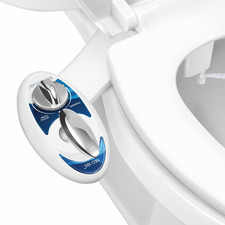 LUXE Bidet NEO 180 - Dual Nozzle, Self-Cleaning, Non-Electric Bidet Attachment f