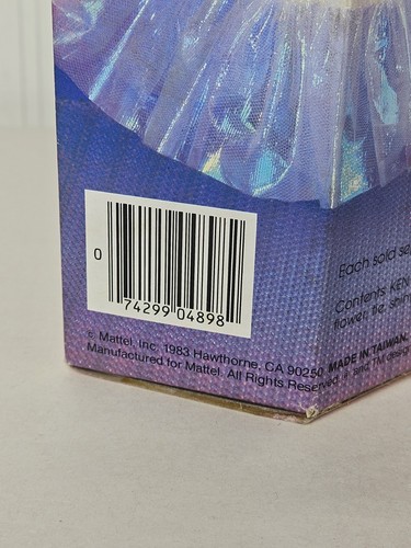 1983 Barbie Crystal Ken Puppe #4898 Mattel Vintage Spielzeug in Box - Bild 8 von 13