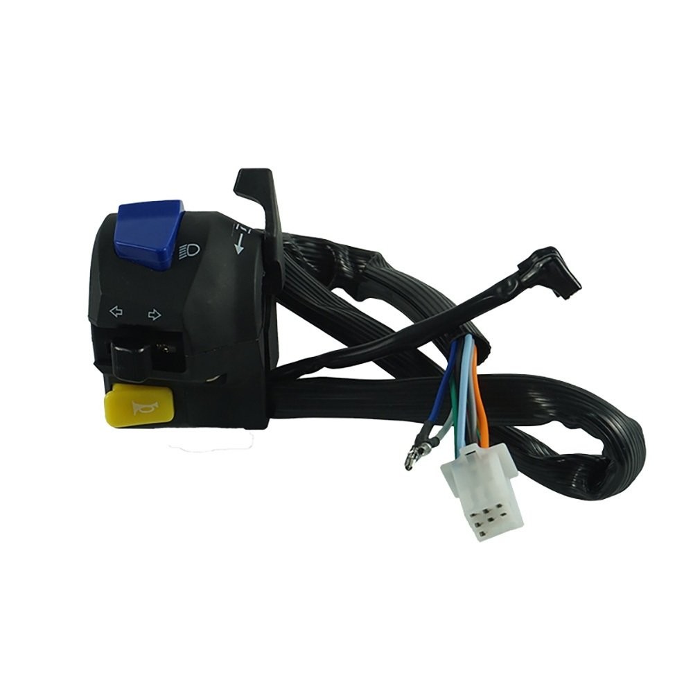 7/8" Motorcycle Handlebar Electrical  Control Switch for Horn Turn Signal Start