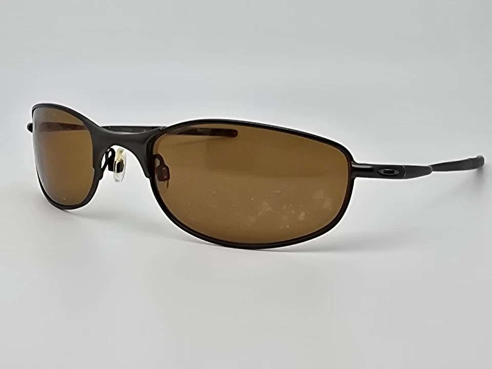 Gafas de sol Oakley OO4040-04 cuerda ajustada marco de carbono lentes de bronce polarizadas con estuche Foto 3 de 4