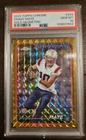 DRAKE MAYE 2024 TOPPS CHROME ROOKIE GOLD GEOMETRIC REFRACTOR #/50 PSA 10  GEM MT