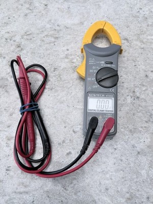 Kewtech KT203 Digital AC/DC Strom/Spannung/Widerstand Stromzange UK VERKÄUFER