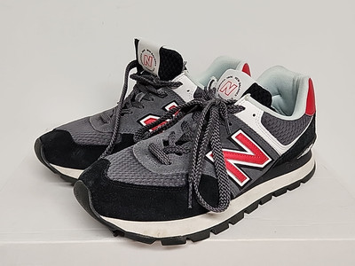 New Balance 574 Rugged Workwear-ML57DP2 Black/Gray/Red Men display picture 3