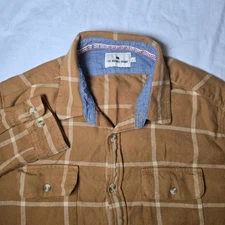 The Normal Brand Shirt Flannel Size XL Button Down Long Sleeve Pockets