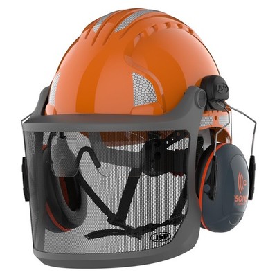 JSP EVOGuard M3 Forsthelm-Set orange mit Netzvisier und Augenschutz