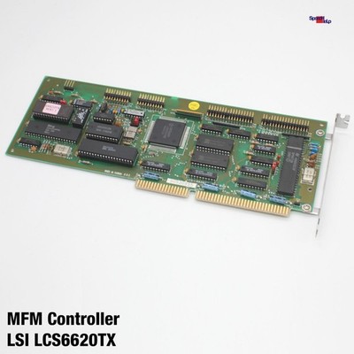 ISA LSI LOGIC LCS-6620TX Rev. B3N MFM CONTROLLER 2x MFM HDD FLOPPY 8086 80286