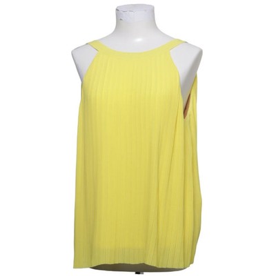 Massimo Dutti, Top, Größe: M, Gelb, Polyester/Viskose, Streifen, Damen #8qY