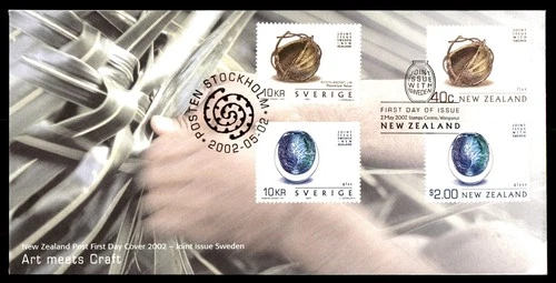 Mayfairstamps Sweden FDC 2002 Hand Made Items Combo First Day Cover aaw_76601