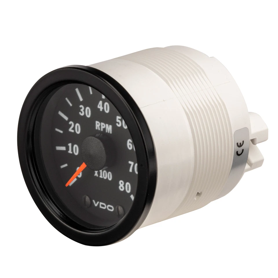 VDO Vision Range Tachometer Motorsport / Race / Rally - 52mm Diameter 0-8000Rpm - Image 2 of 4