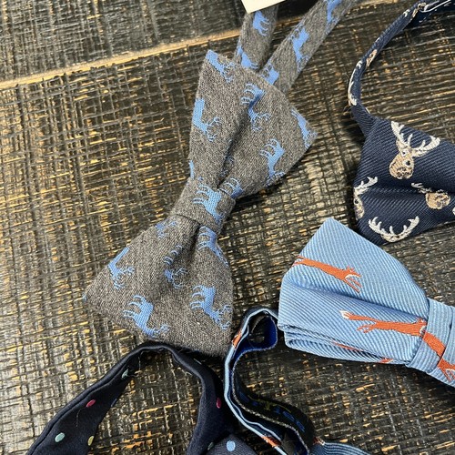 Janie & Jacks Adjustable Bow Ties 5 Designs Blue Collection For Kids - Picture 2 of 9