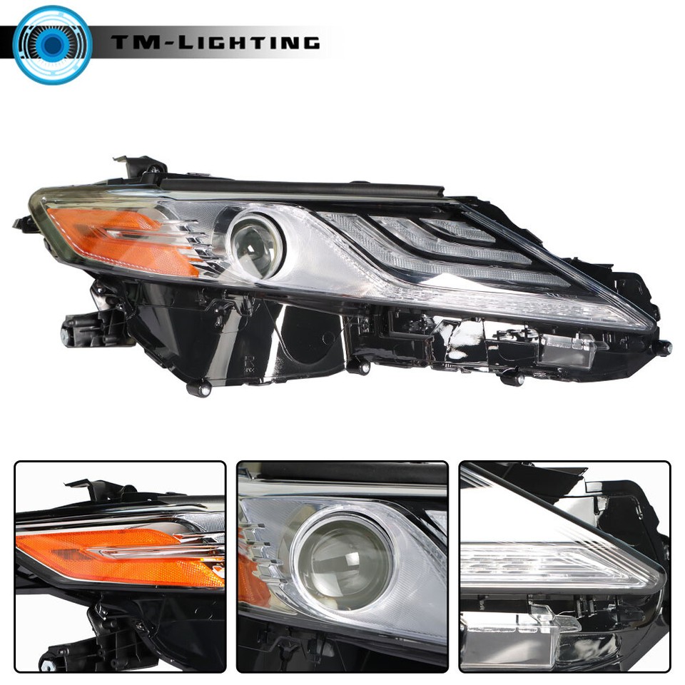 Saivis Projector Headlight USA Passenger Right Left Side Head Lamp