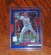 2022 DONRUSS OPTIC BASEBALL BLUE VELOCITY PRIZM MIKE TROUT  #36/99