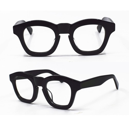 Thick-rim Square Eyeglasses Frames Women Oversized Retro Glasses Men Japanese - Picture 7 of 19