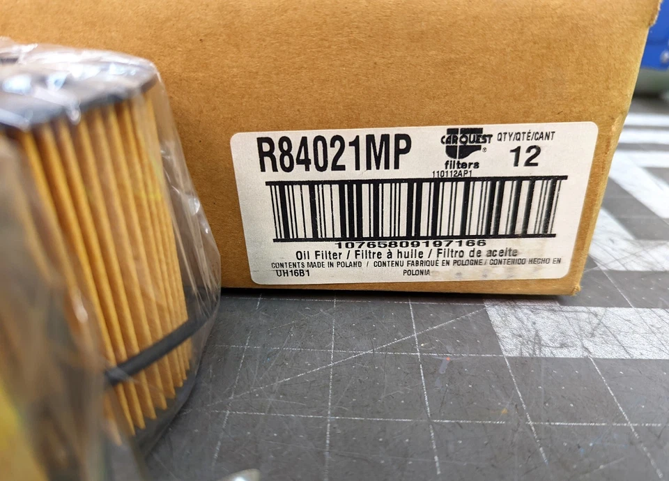 (6) Filtros de aceite WIX Carquest R84021 99-04 Volvo C70 03-09 S60 2,3 L [A0TP] #1 Foto 2 de 4