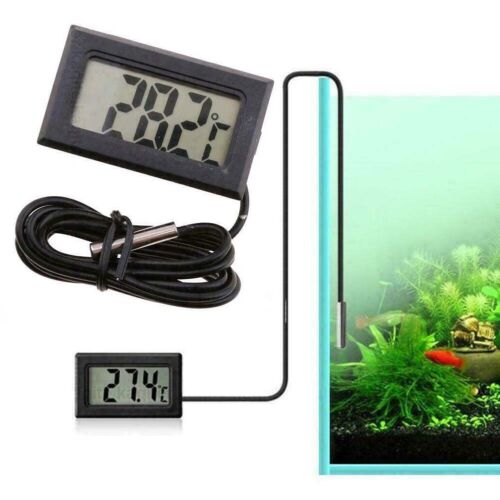 Mini Temperature Sensor LCD Car Digital Thermometer Hygrometer Meter Gauge Black - Picture 2 of 14