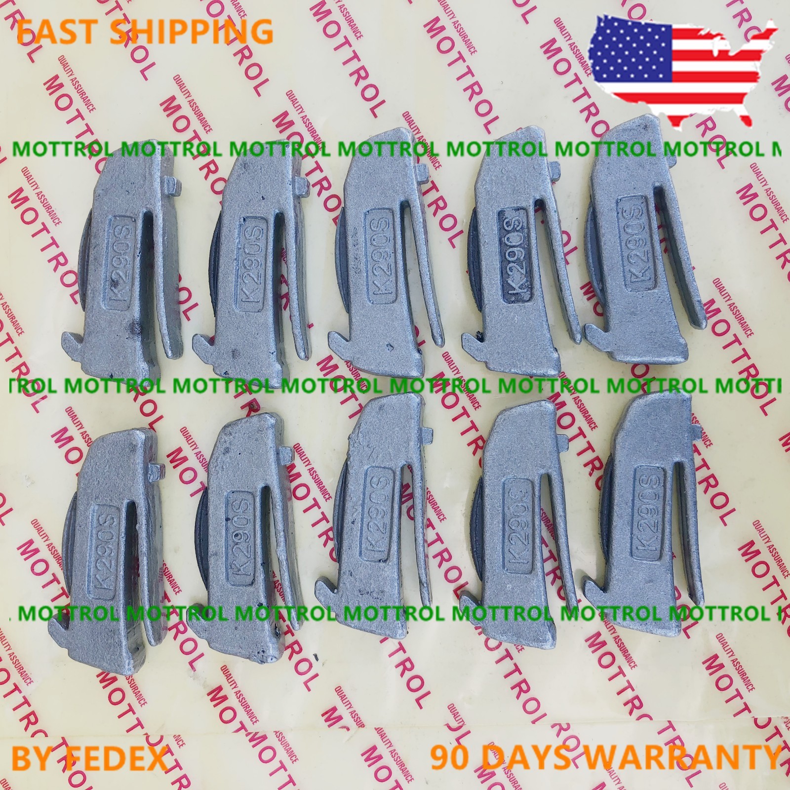 X290TT Secchio Denti K290S Molla Flex Pin Escavatore Denti Di - Foto 9