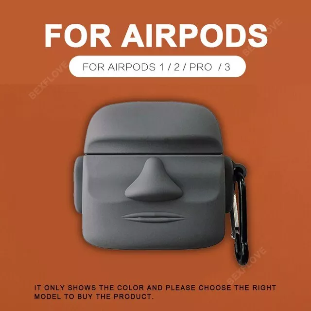 Luxury Brand Design Shockproof Silicone Airpods Cover for 3