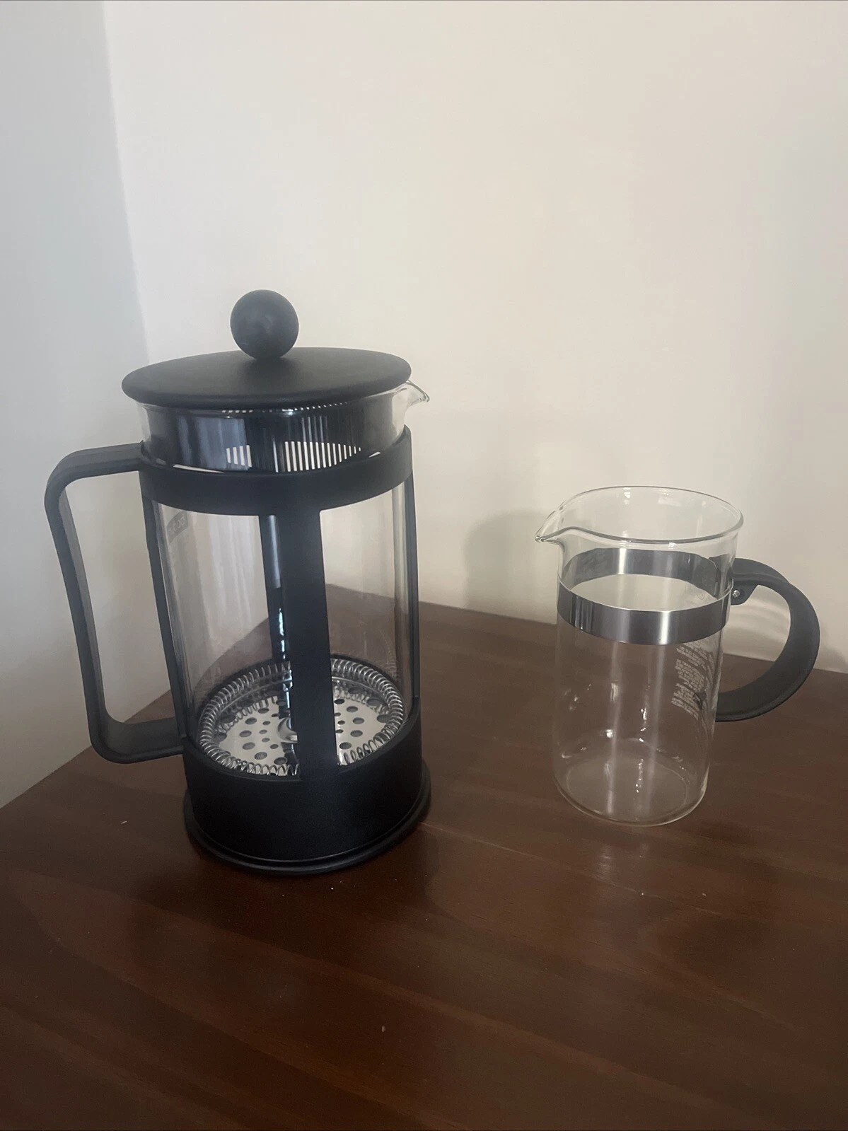 Bodum Cafetière And Milk Jug