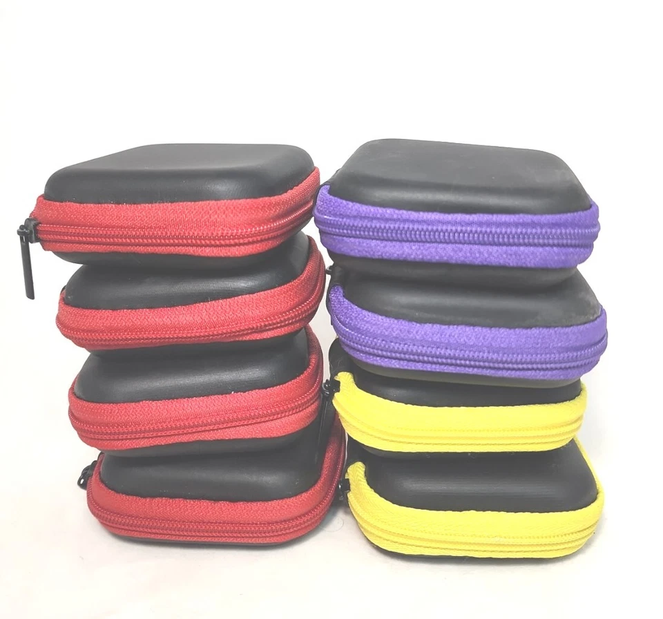 LOTE 8 piezas Estuche para Auriculares Portátil Estuche Rígido de Transporte Foto 2 de 2