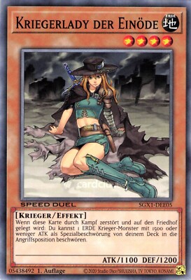 Yu Gi Oh! Kriegerlady der Einöde SGX1-DEE05 Common
