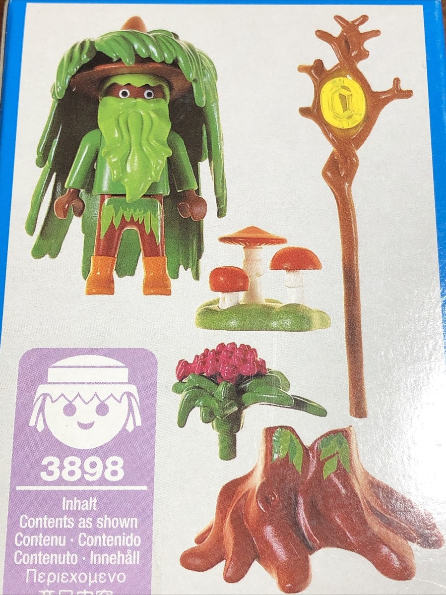 Playmobil フィギュアセット 3898 PLAYMOBIL 3898 Tree Stump Spirit - forest druid NEW in
