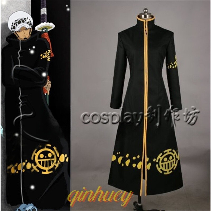 Trafalgar Law Cape Coat Cosplay Anime One Piece Costume | eBay