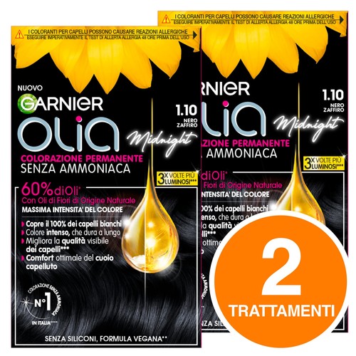 Garnier Olia Tinta Capelli Colorazione Permanente Trattamento Senza Ammoniaca - Foto 3 di 27
