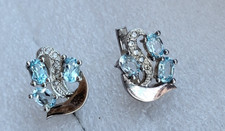 Ukraine Vintage Sterling Silber 925 Geschenk Damen Ohrringe - Schmuck - 7,10 g