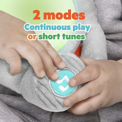 Bright Starts Hug-a-Bye Stofftier Baby Elefant - Bild 3 von 5