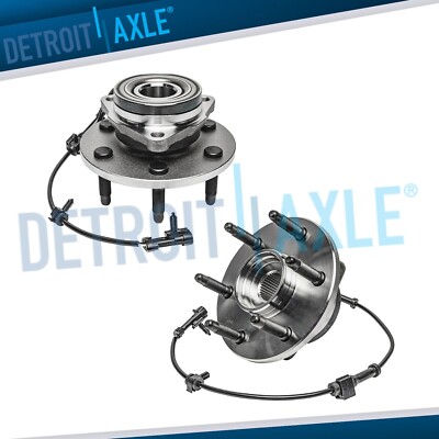 6Lug 4WD Front Wheel Bearings Hub for Chevy Silverado 1500 GMC Sierra 1500 Yukon