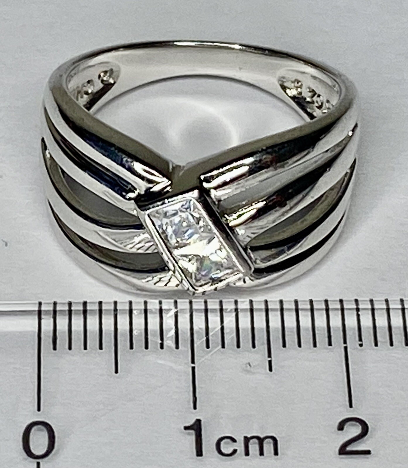 Ross Simons Sterling Silver Split Band Cubic Zorc… - image 11