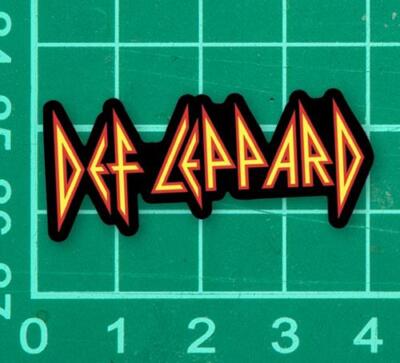Def Leppard Sticker Decal band logo vintage rock