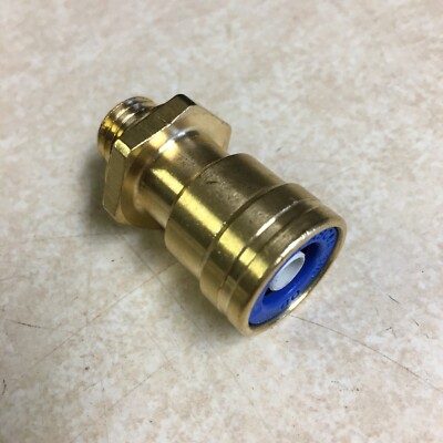 Wabco Brass Screw-In M12x1.5 to Push to Connect 3/8'' OD Tubing Fitting Connector