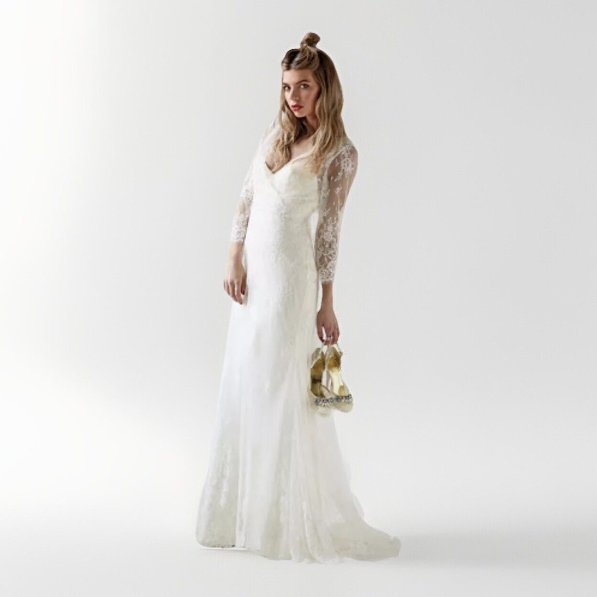 Charlotte Balbier Harper Flynn Size 6-8 Vintage Style Wedding