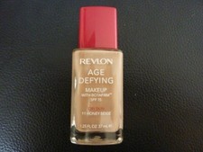 Revlon Age Defying Liquid Makeup /Foundation- HONEY BEIGE 11 -DRY- READ DESCRIP