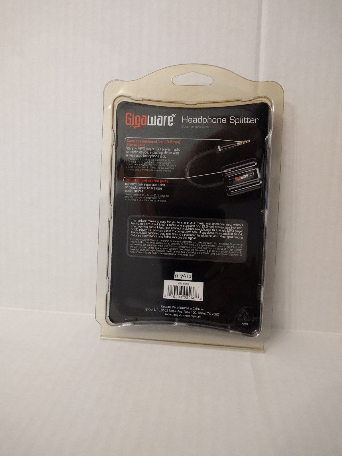 Gigaware 42-416 - Headphone Splitter 